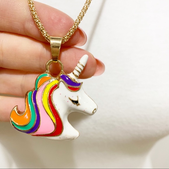 Betsey Johnson Jewelry - Betsey Johnson unicorn multicolored necklace NWT